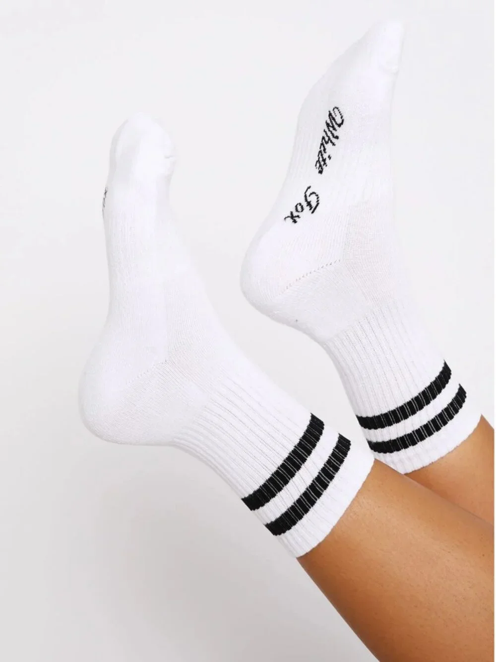 White Fox Grounded Socks